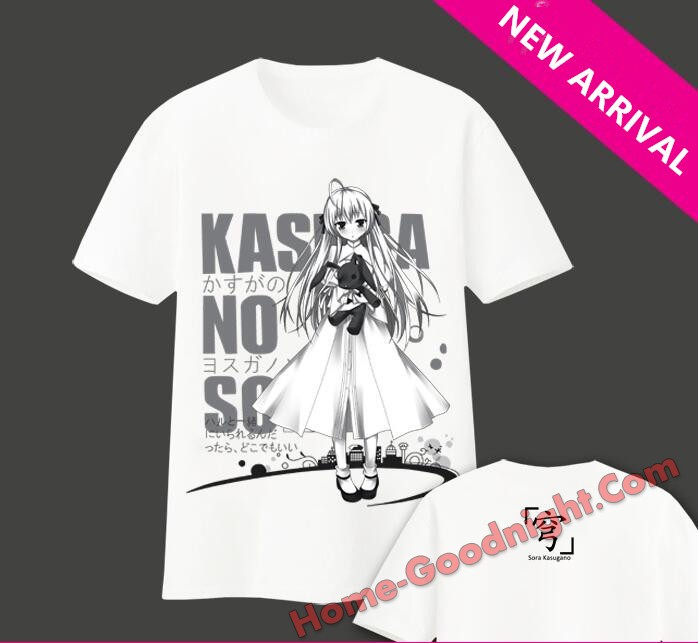 New Sora Kasugano - Yosuga no Sora Mens Anime Fashion T-shirts